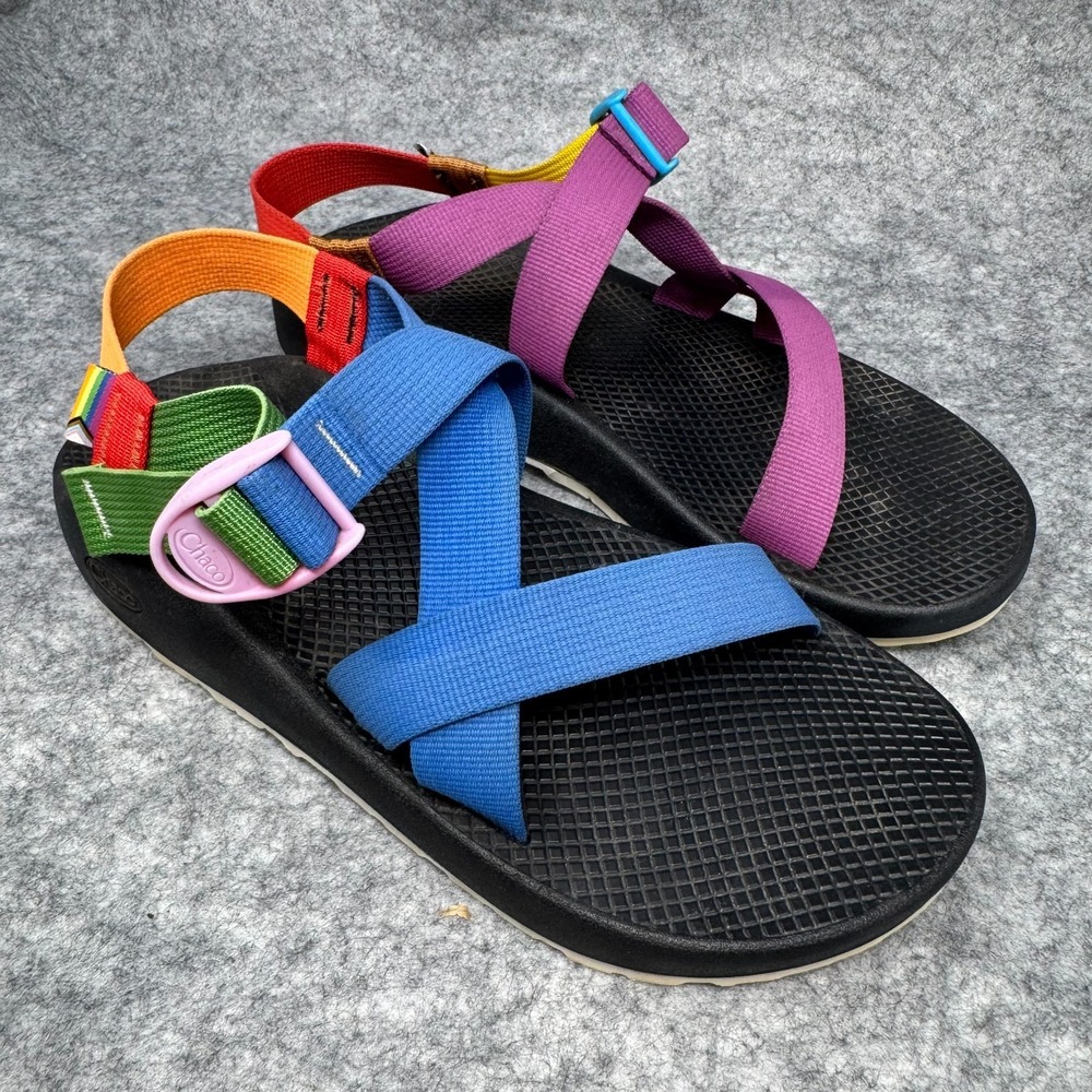 Chaco Z/1 Progress Rainbow Multi-Color Sandals Mens Size 10 Hiking Gorp Pride